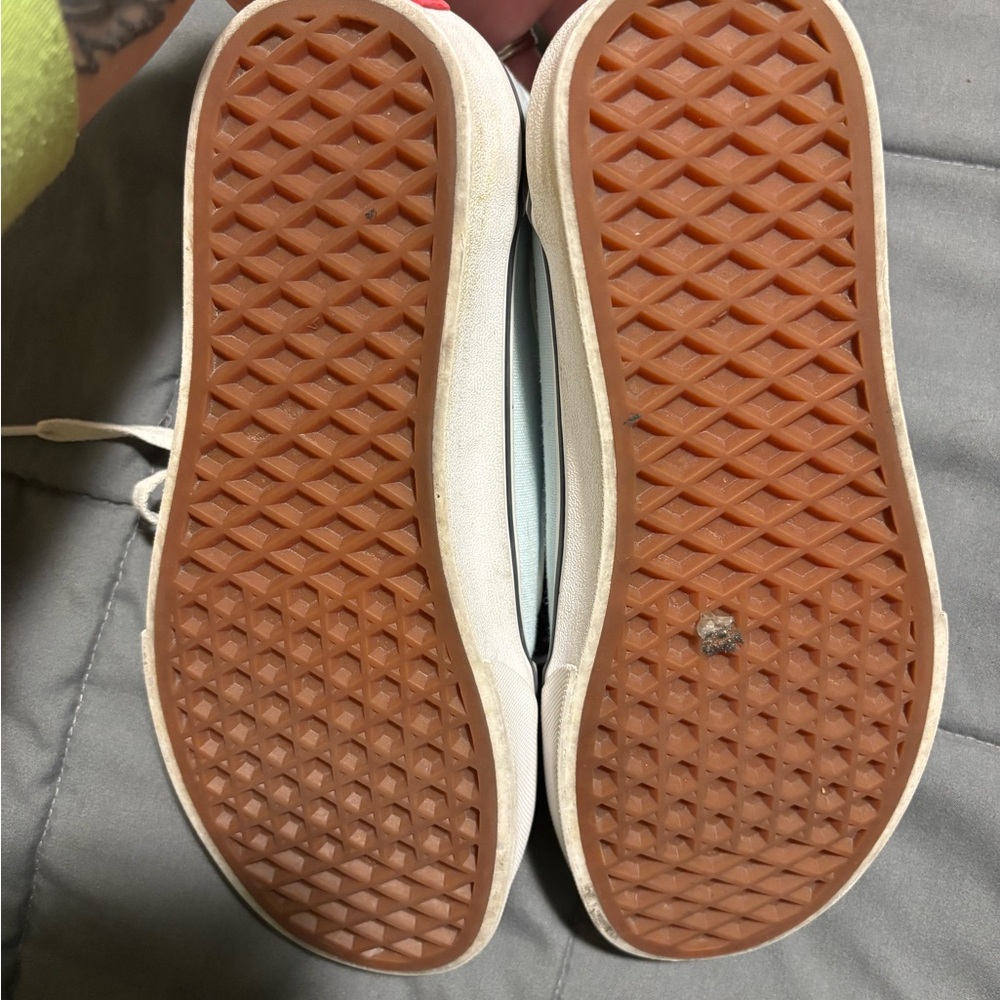 Pastel Blue Low Pro Old Skool Vans - Picture 3 of 4